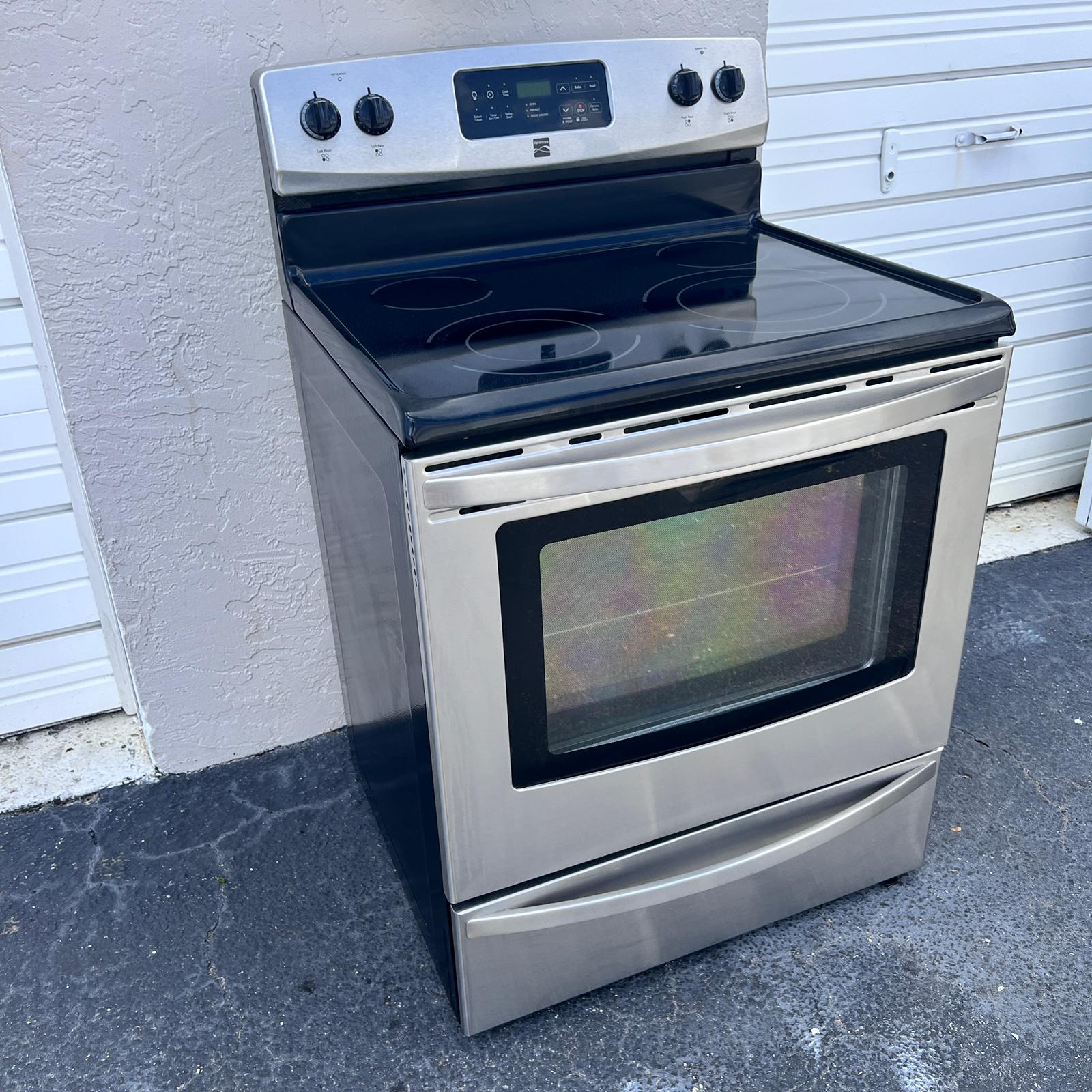 Kenmore Stainless Steel Electric Stove Kenmore Stainless Steel Electric Stove